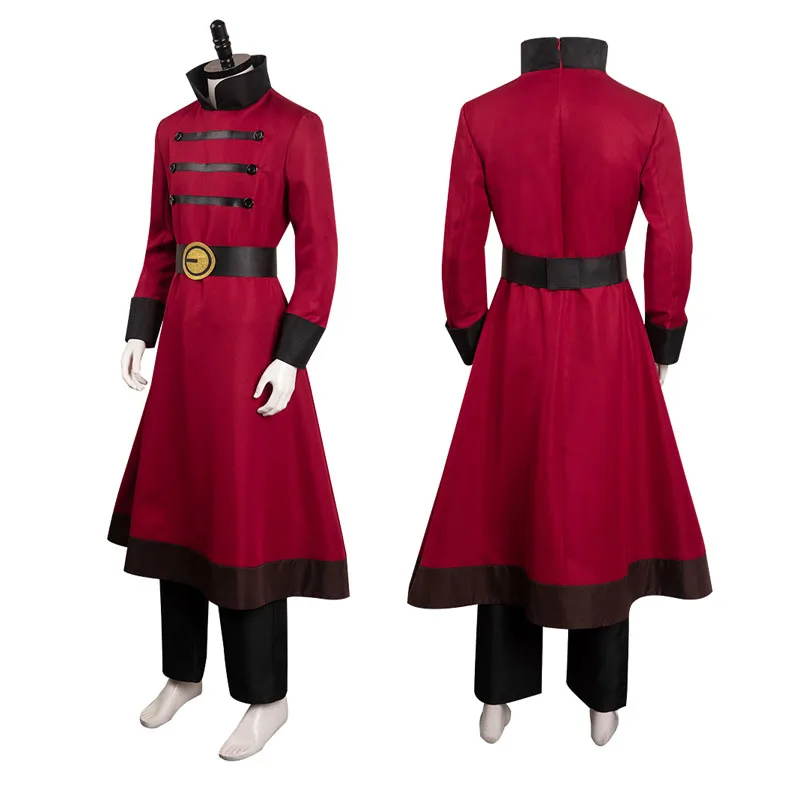 

TV Warriors Eternal Men Male Edred Cosplay Costume Coat Pants Belt Outfits Halloween Carnival Role Palying Disguise Suit