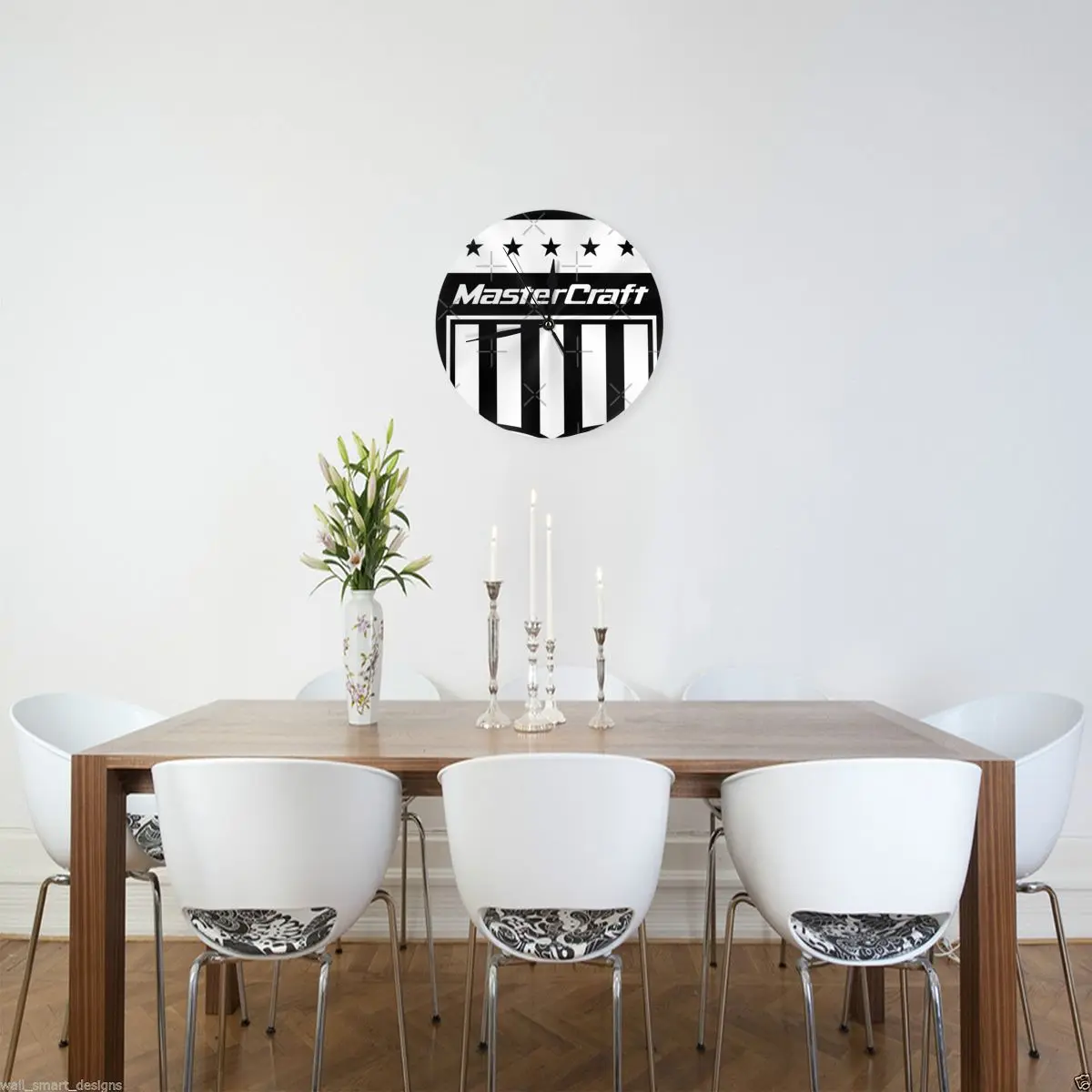 Хит продаж-настенные часы с логотипом Mastercraft украшение комнаты круглые