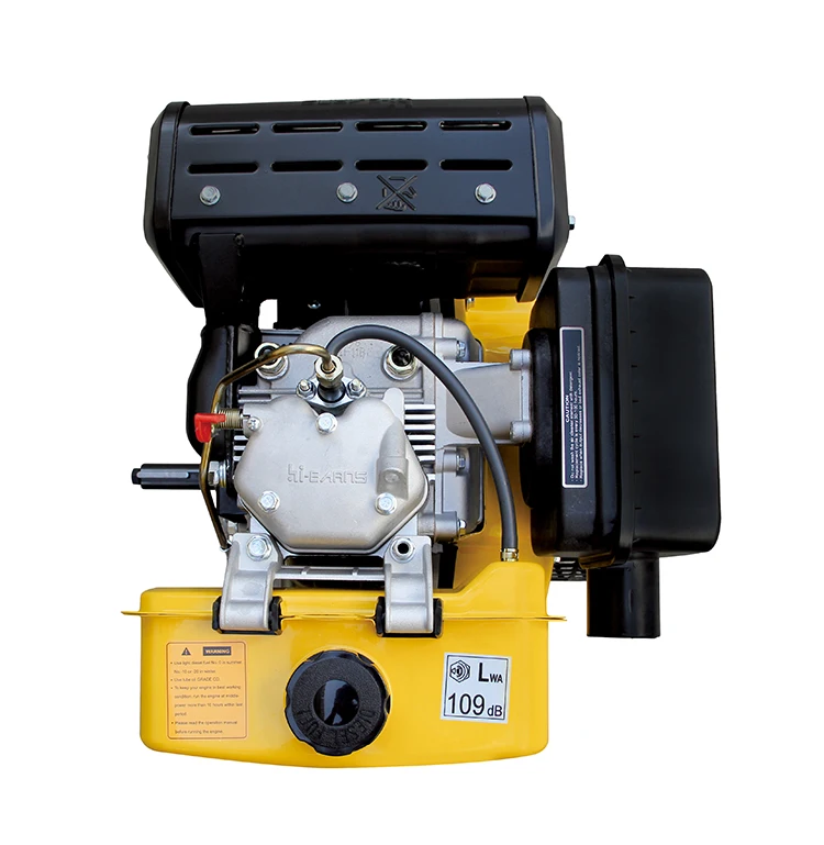 Одноцилиндровый небольшой масляный двигатель с воздушным охлаждением мощностью