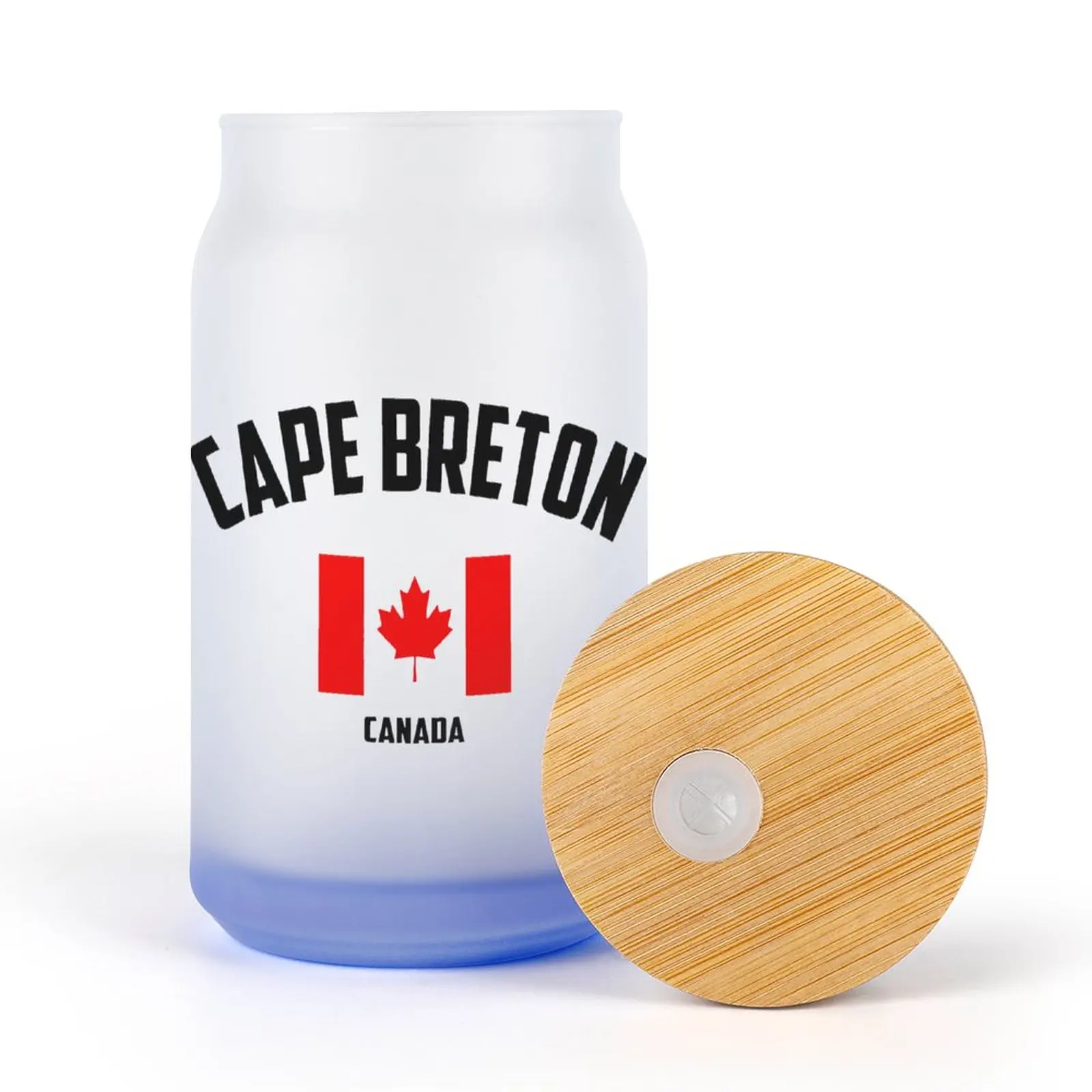 

Cape Breton Canada Cape Breton DIY Frosted Glass Pipette Cup Funny Graphic Bottle Multi-function Cups Thermos Graphic Wooden Li