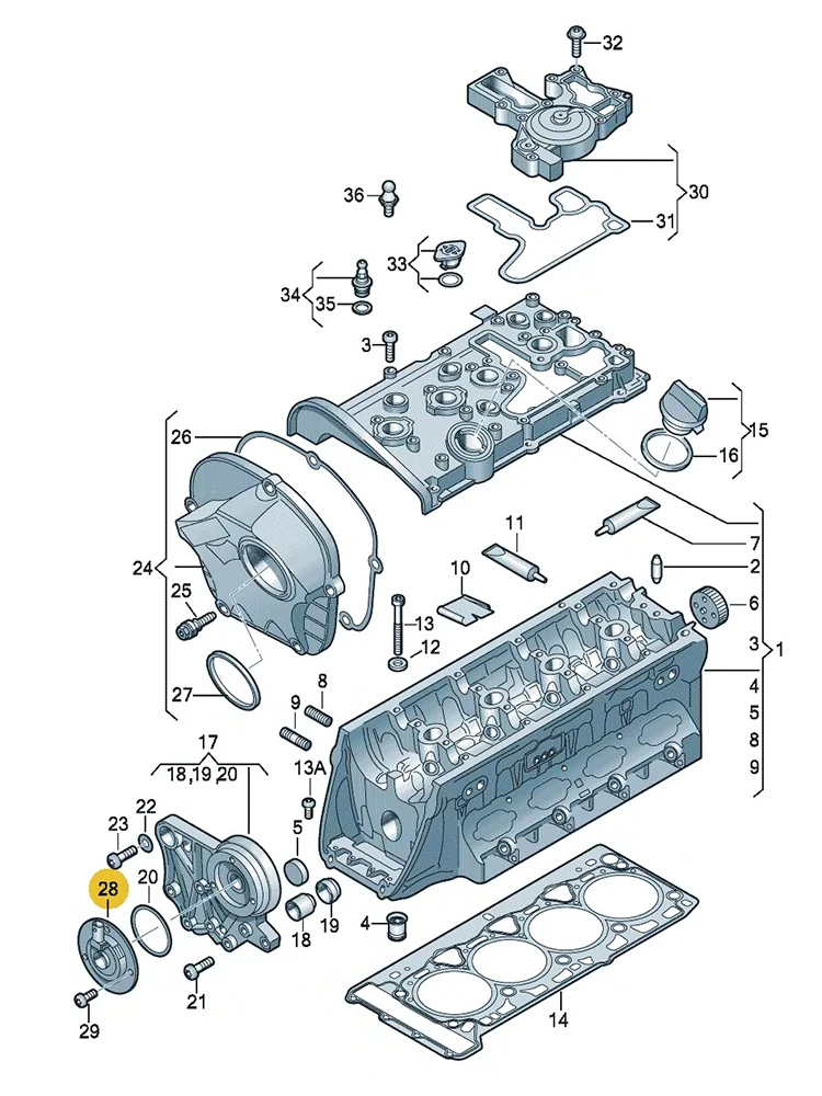 06L109259A 06L109259D Задний фонарь с датчиком освещенности для планшетов освещения