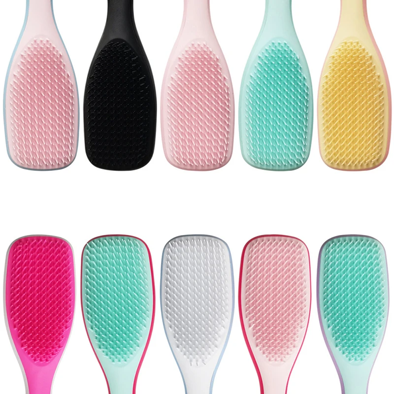 

1PC Detangling Hair Brush Portable Magic Handle Hair Comb Massager Straight Curly Wet Hair Styling Comb for Women Men