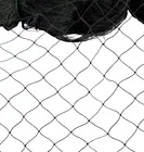 Сетка для защиты от птиц, черная нейлоновая сетка для фруктов, растений, деревьев, деревьев, 15x7,5 м