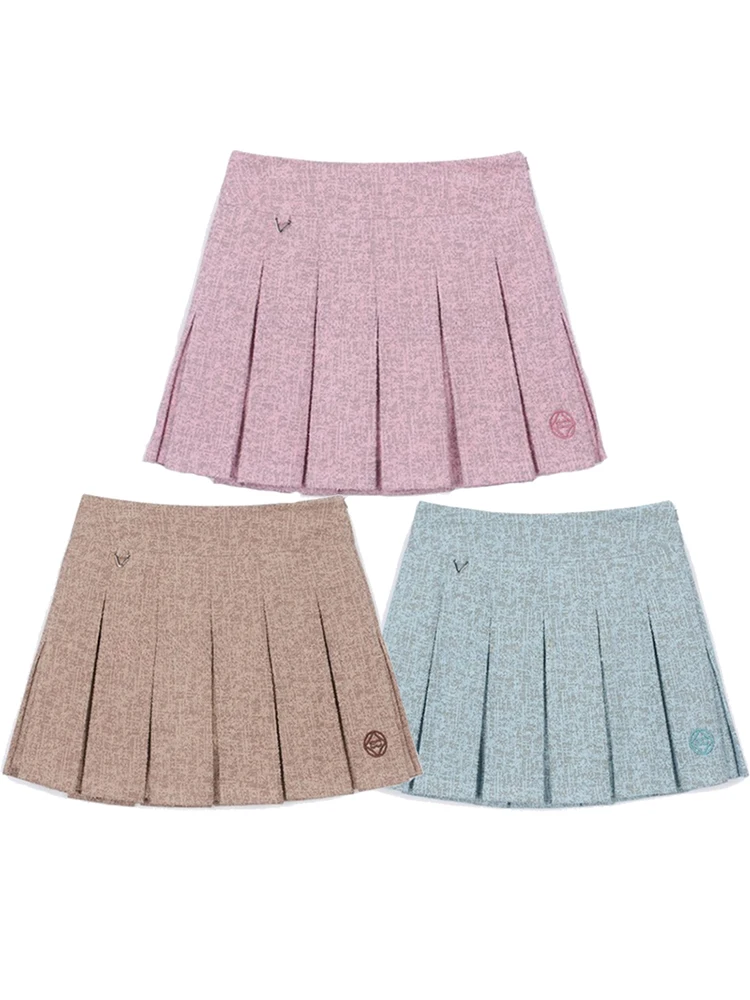 

Корейская одежда для гольфа Женская юбка 23 осень Новая повседневная универсальная теннисная юбка