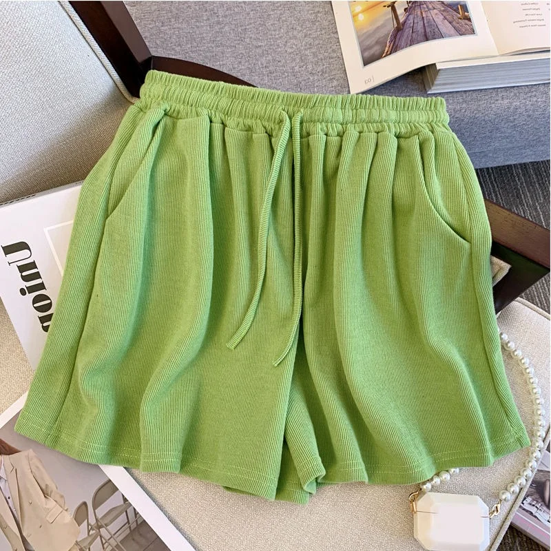 Женский комплект из двух предметов летний Свободный Топ с коротким рукавом и