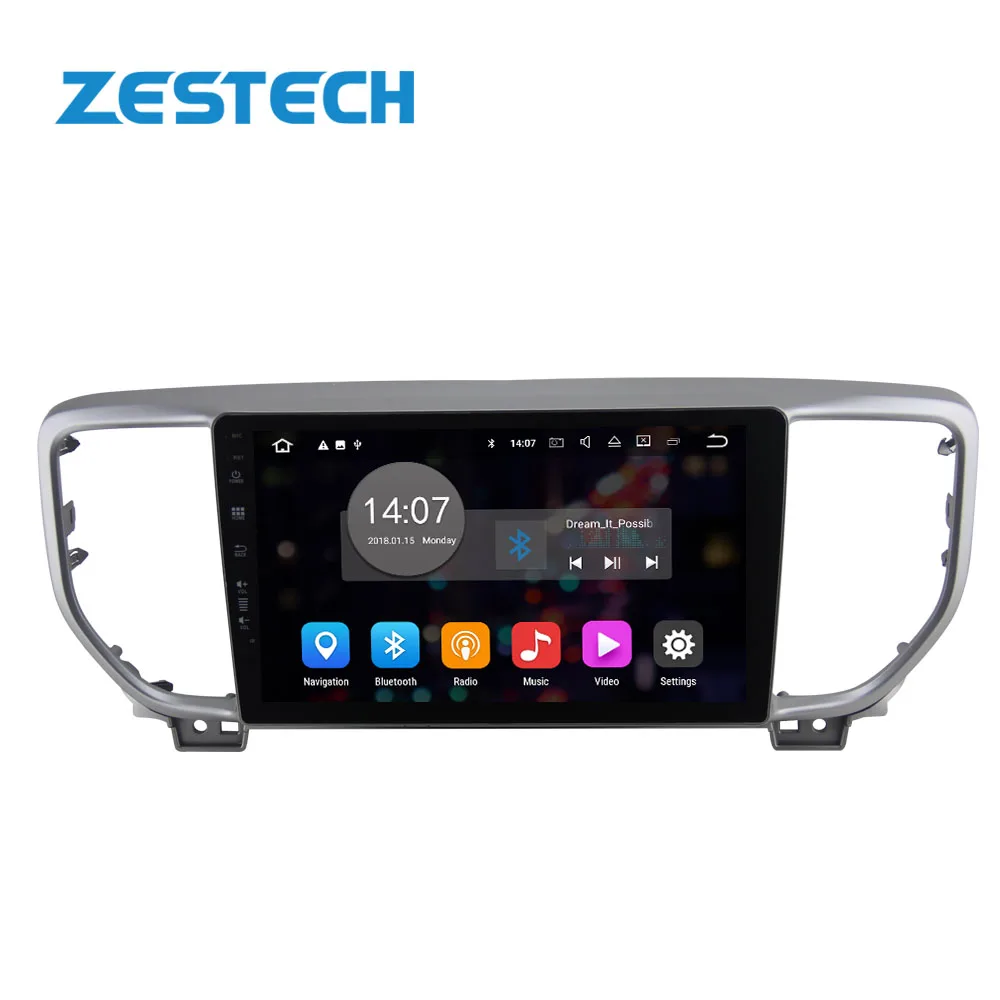 

ZESTECH 9" MTK8227 Android 10 car audio cd for KIA sportage R 2018 stereo tv dvd player usb car radio navigation