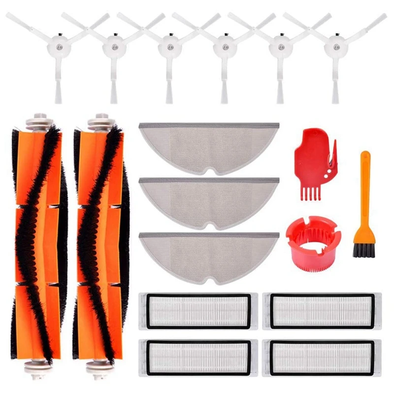 

Аксессуары для робота-пылесоса Xiaomi Roborock S50 S55 S6 S5max, 18 шт., запасные части