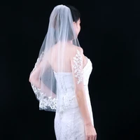veil wedding with comb exquisite embroidery with blingbling sequins women%e2%80%99s wedding accessories bridal veils for the church