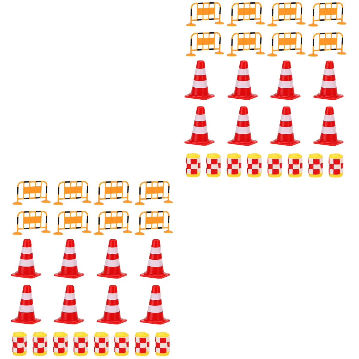 

Traffic Signs Road Toys Mini Street Playset Cones Children Toy Plaything Cone Play Roadblock Cognitive Party Construction