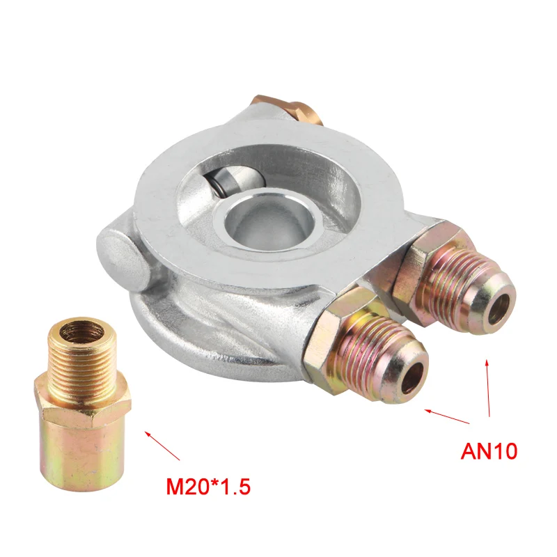 

ФИЛЬТР ОХЛАЖДЕНИЯ МАСЛЯНОЙ ПЛАСТИНА SANDWICH + АДАПТЕР ТЕРМОСТАТА (AN10 или AN8) ФИТИНГЫ SW-05