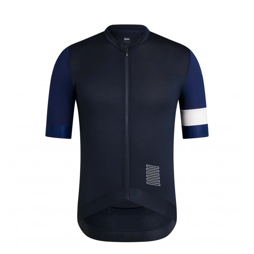 

Мужской профессиональный тренировочный велосипед RAPHAc-темно-синий/белый горный велосипед с короткими рукавами