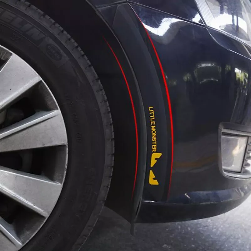 

Protector Car Styling Anti Collision Fender Flares Edge Guard Rubber Bumper Protection Sticker Mouldings decorative strip