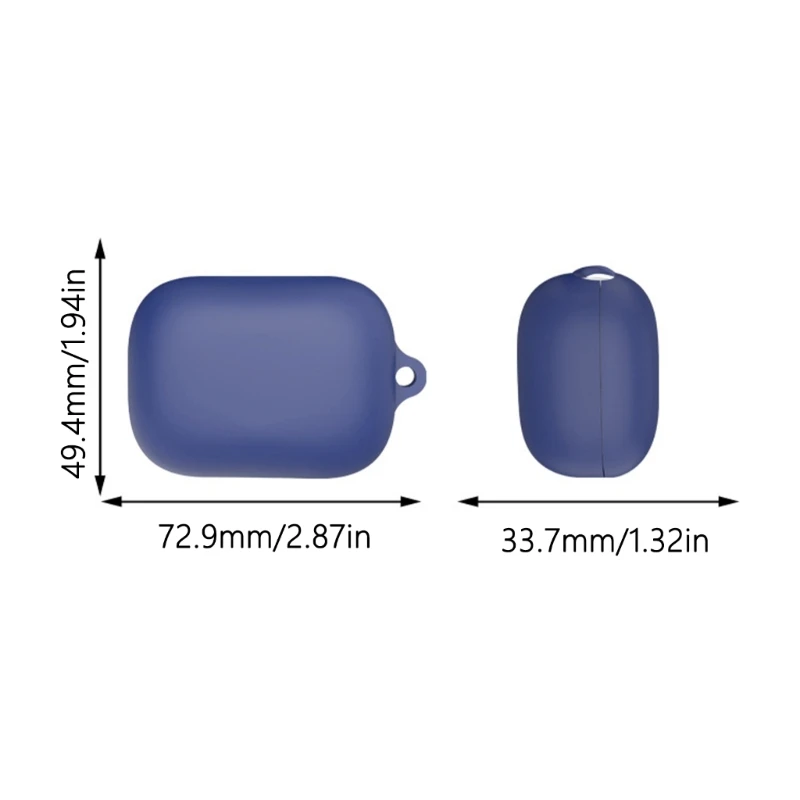 Корпус наушников Водонепроницаемый защитный чехол Гибкий силиконовый для