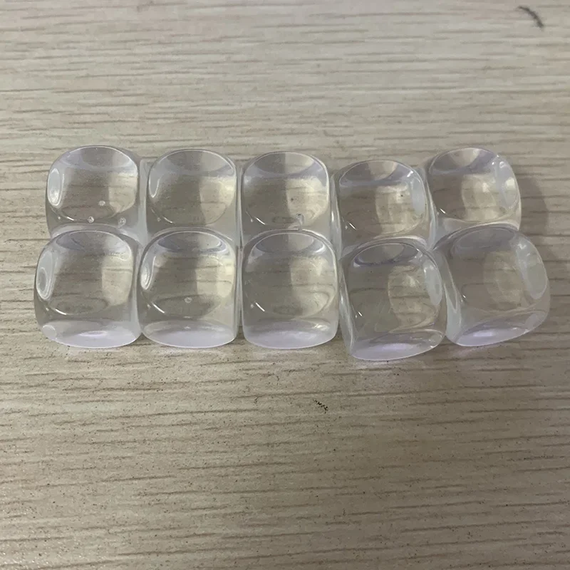 Искусственные прозрачные пустые кости для самостоятельной сборки 6-сторонние