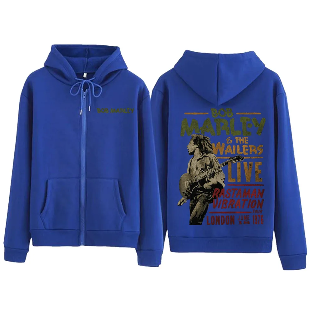 Толстовки на молнии Bob Marley One Love 2024 Wailers Live толстовка с капюшоном в стиле регги