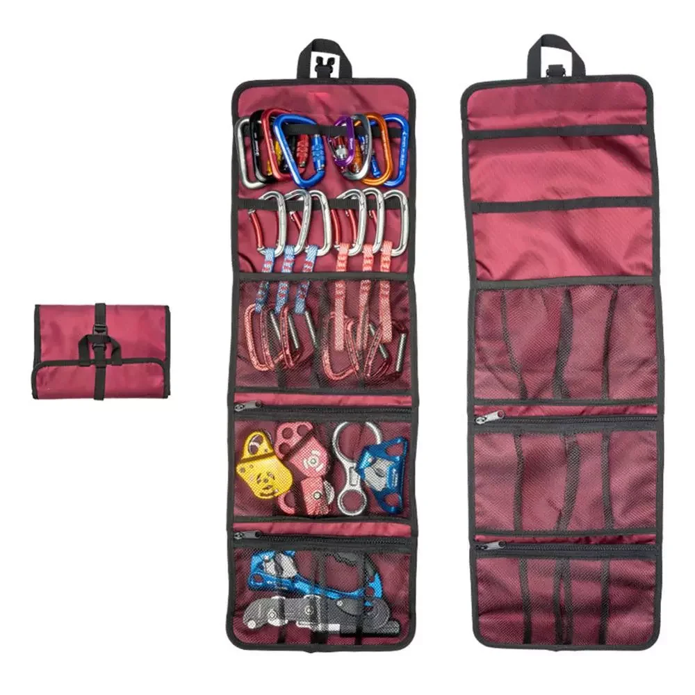 

Bag Outdoor Rock Climbing Equipment Storage Bag Climbing Quick Draw Hanging Storage Bag Outdoor Organized Storage Bag