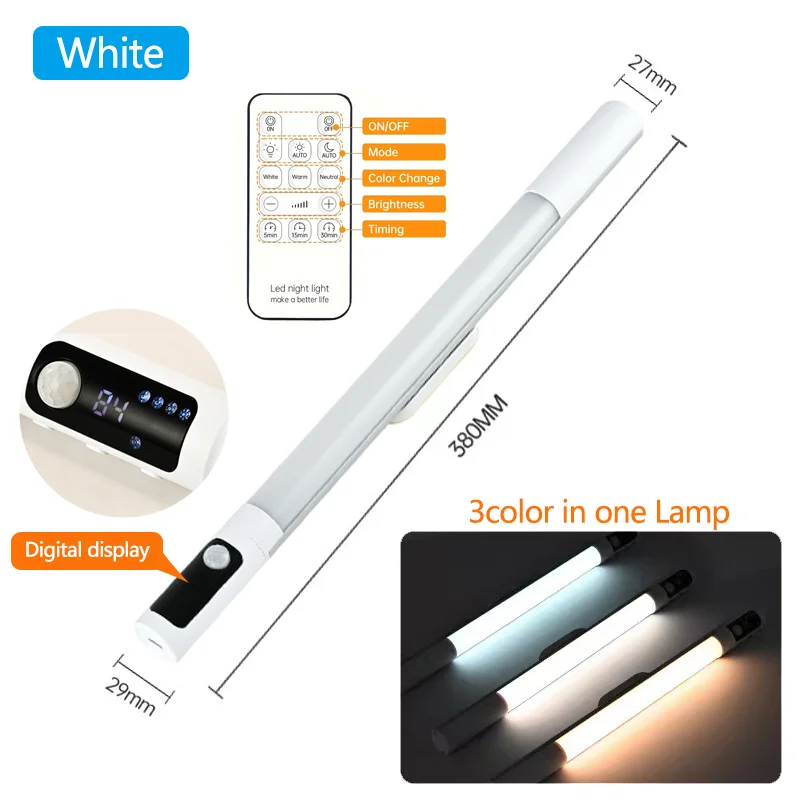 

Ночник с цифровым дисплеем Motion Sensor Light