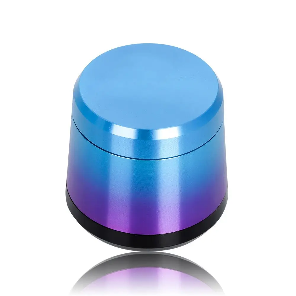 

56mm Gradient Color Tobacco Grinder 3-layer Conical Metal Grass Crusher Grinding Herb for Making Cigarettes Smoking Accessories