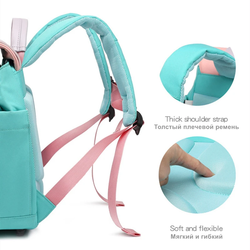 2022 New Popular Campus School Bags Children Candy Color Backpacks For Primary Student Girls Bag Kids Schoolbag Backpack Mochila