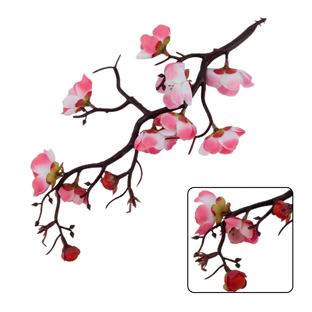 Wintersweet искусственный цветок Lamei пластик + шелк имитация свадьбы 28 см/60 см