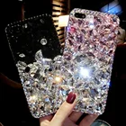 Модный чехол со стразами для Huawei P50 P50 Pro P40 P40 Pro P40 Lite P30 Pro P30 P20 Lite P10, чехол со стразами и жемчугом