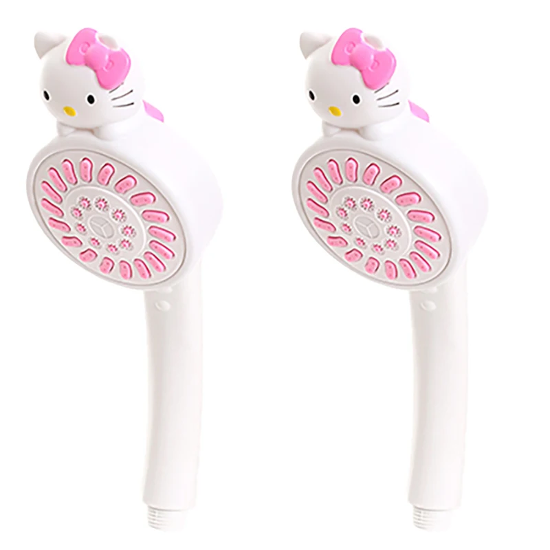 Anime Kawaii Sanrios Hellokittys Cartoon Cute Shower Head Bathroom Water Heater Hand-Held Birthday Gift