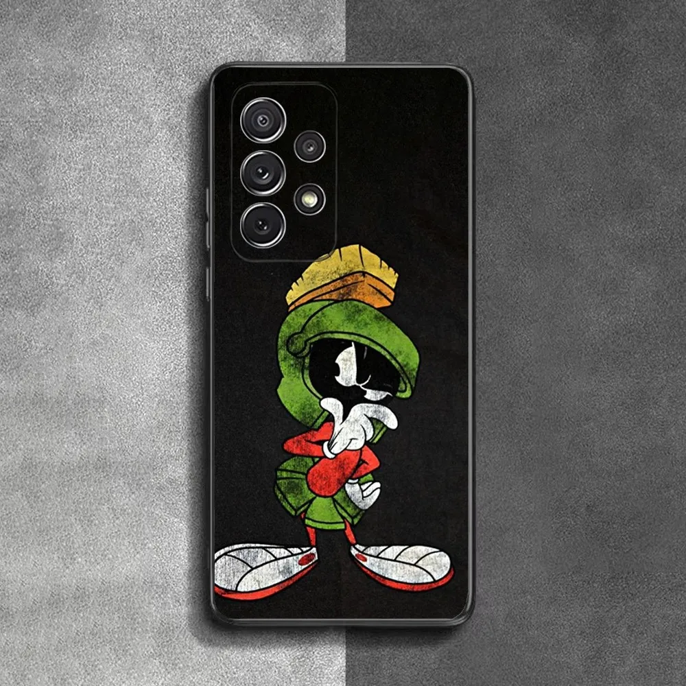 Чехол для телефона M- Marvin The Martian Samsung S24 23 22 30 21 10 9 Ultra Plus Lite FE мягкий силиконовый