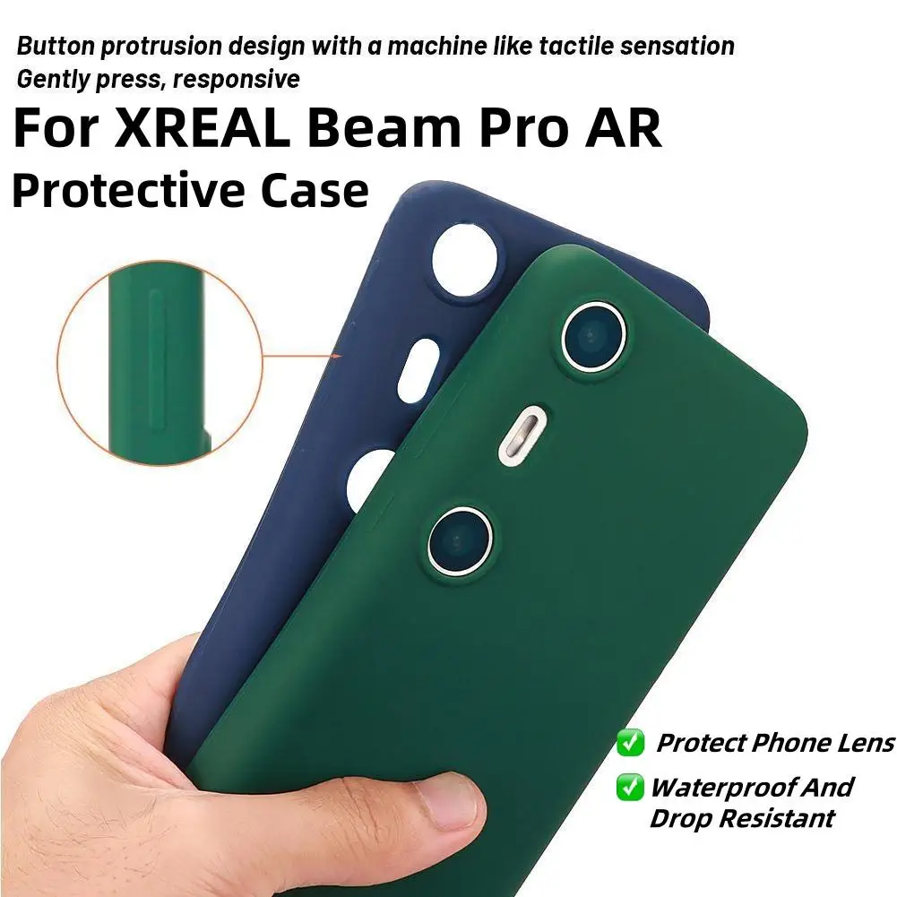 1 шт. для XREAL Beam Pro AR защитный чехол силиконовый мягкий резиновый объектив телефона
