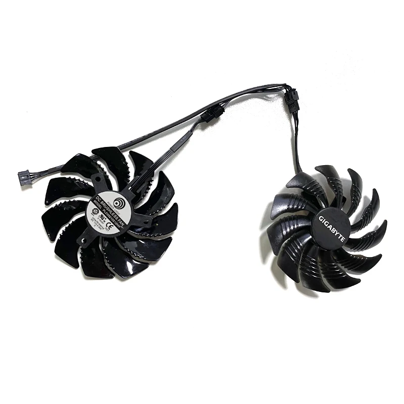 Вентилятор охлаждения графической карты Gigabyte GTX 1660 1660Ti вентилятор для 2 шт. 87 мм 4