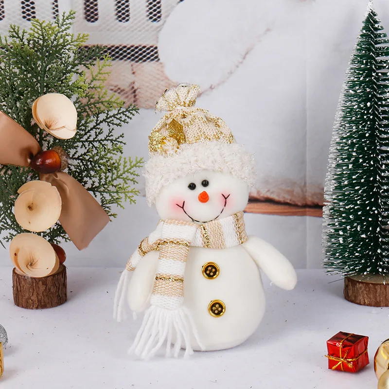 

Christmas Gnome White Plush Hat Plush Beard Cute Doll Elf Dwarf Ornament for Xmas Elf Decoration New Year Holiday