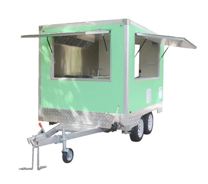 Семейный трейлер для мороженого пищевой барбекю семейная уличная корзина еды