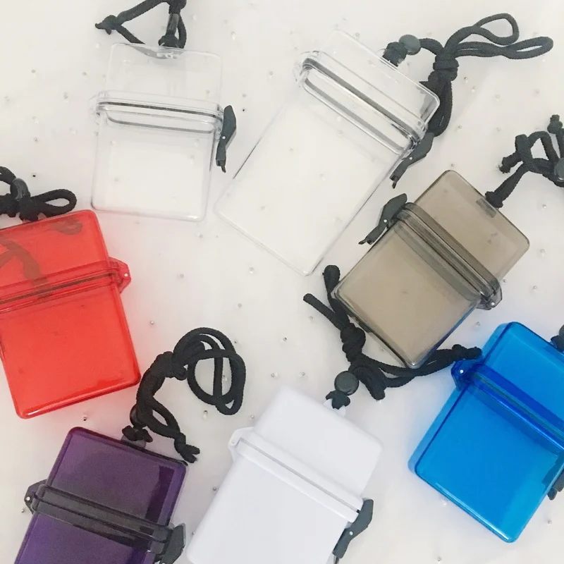 

Hot Sale Scuba Diving Kayaking Waterproof Dry Storage Box Gear Accessories Container Case & Rope Clip for Money ID Cards Keys