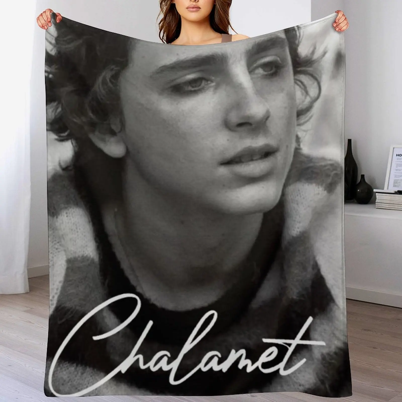 Фото Тимот? Дизайнерское одеяло ?e Chalamet Design, легкое и теплое одеяло для использования в помещении и на открытом воздухе №1