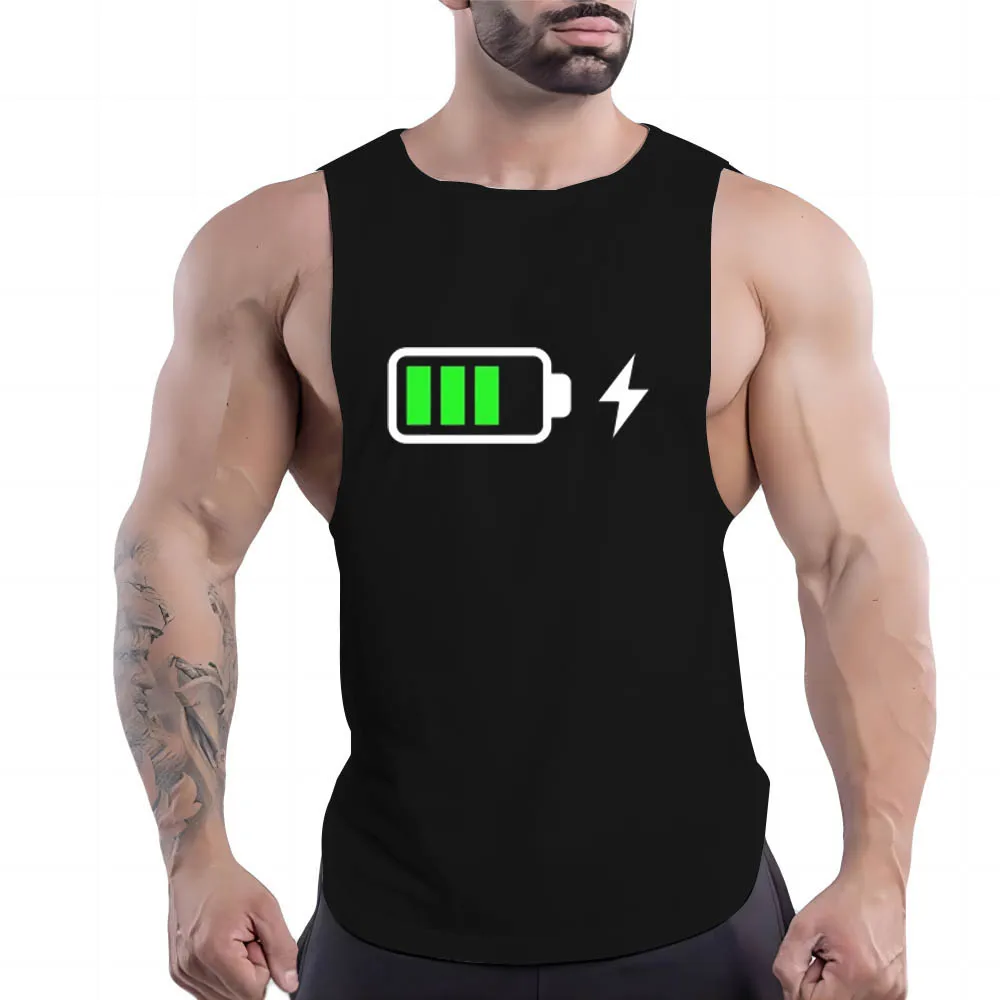 

Plus Size Comfortable Lightweight New Top Summer Daily Casual Street Sports Sleeveless Vest T-Shirt Gym Sports Quick Drying