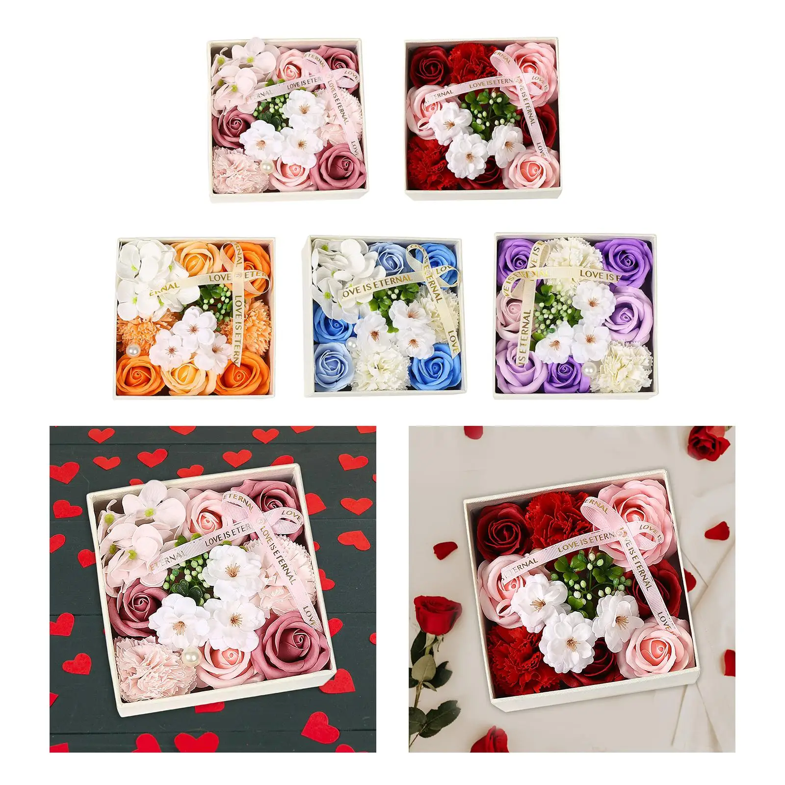 Романтический ароматерапевтический искусственный цветочный орнамент шелковые