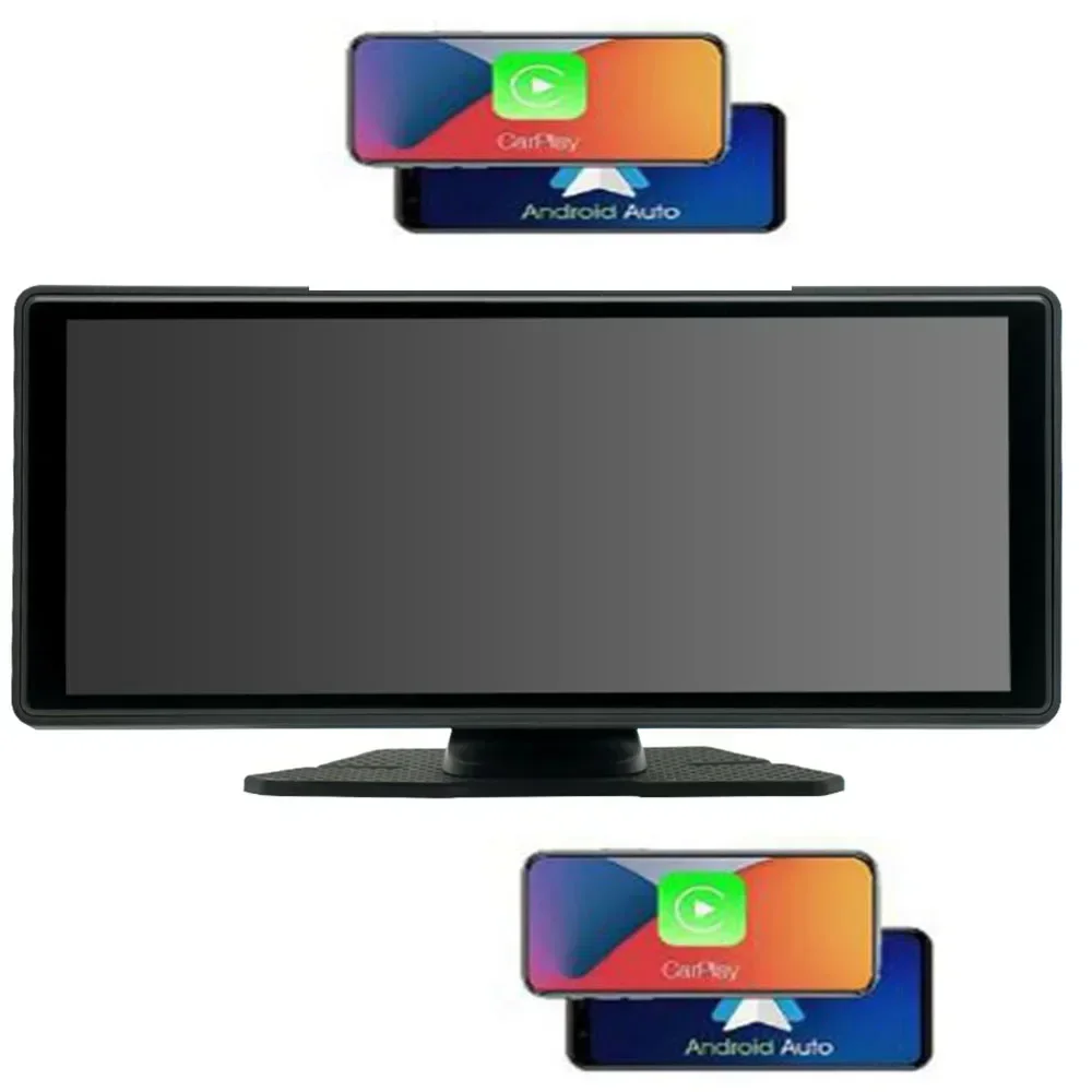 Автомобильный радиоприемник с экраном 10 1 дюйма 2 + 32G Android 13 0 беспроводной CarPlay