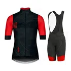 2022 Raphaful Мужская велосипедная Джерси летний комплект с коротким рукавом Maillot 19D нагрудные шорты велосипедная одежда костюм женской одежды