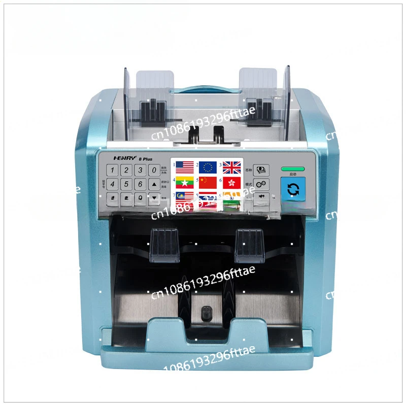 Счетчик банкнот с иностранной валютой Детектор валюты Многонациональный