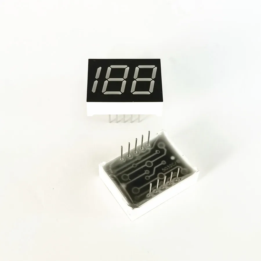 10 шт. 0 5 дюйма 2 бит яркий синий свет цифровой модуль KYX-5302AW контактов 25*19*8 мм