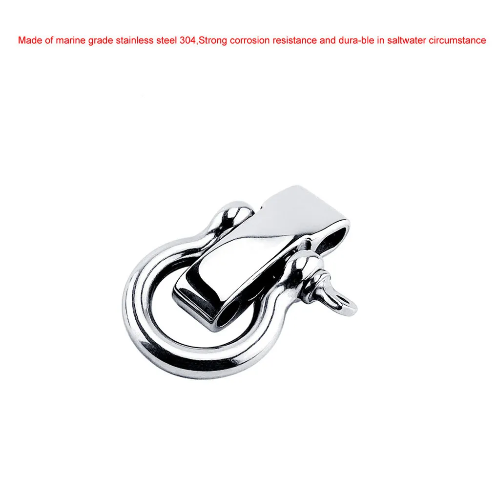 

Shackle Marine Access 304 Stainless Steel Buckles DIY Connect Tool Marines Supplies Hardware Fittings Yacht D Bow Joint