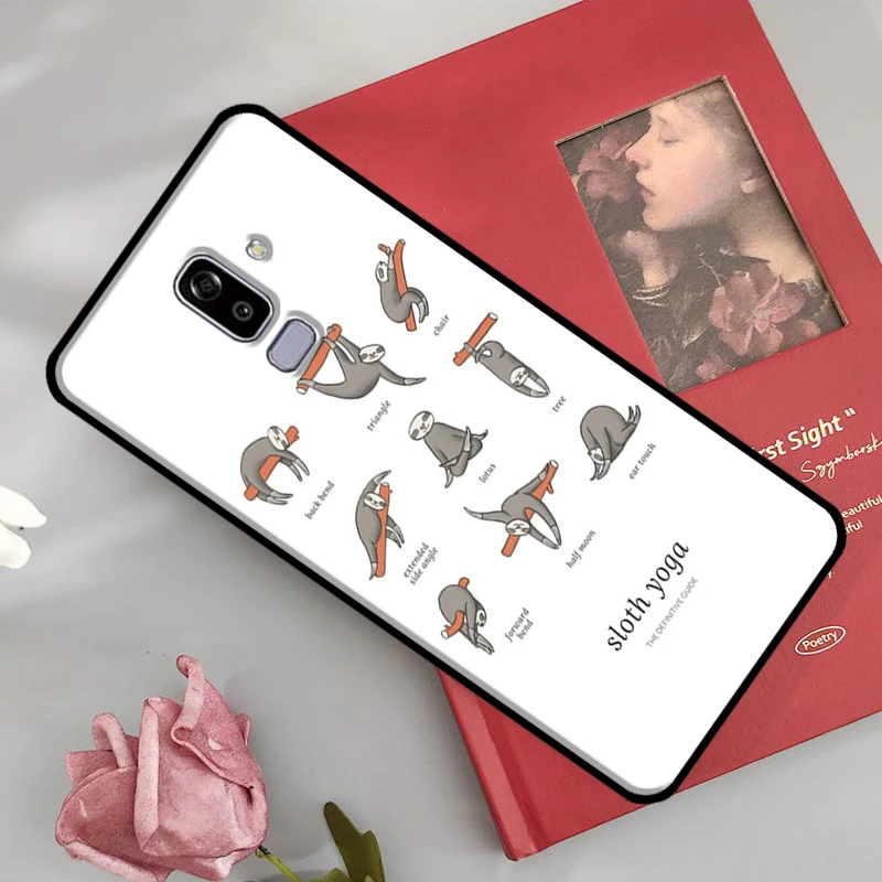 Sloth Cute Animal For Samsung Galaxy J3 J5 J7 A3 A5 J1 2016 2017 J2 Core A7 A9 J4 J6 A6 A8 Plus J8 2018 Case