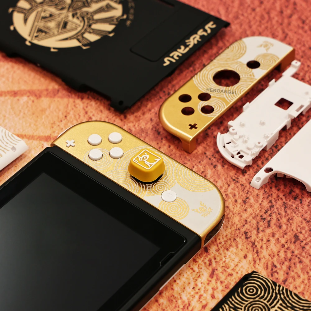 Limied DIY Replacement Housing Shell Case for Nintendo Switch Console Joycons Housing Shell Cover Middle Frame Buttons Accessori images - 6