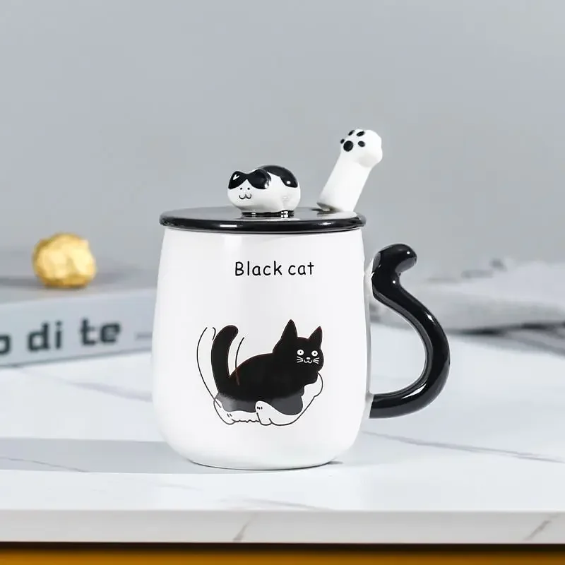 

Керамическая кружка с котом