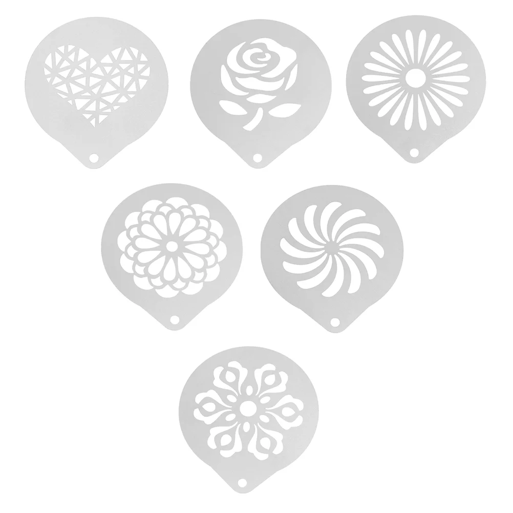 

6 Stencils Cappuccino Templates Cappuccino Stencils Cappuccino Stencils Cupcake Stencil Metal Coffee Stencils