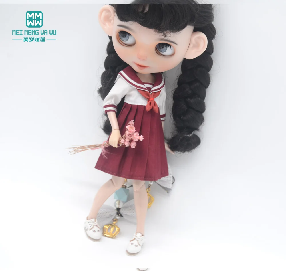 Одежда Blyth школьная форма юбка джинсовая кружевная для Azone OB22 аксессуары кукол |