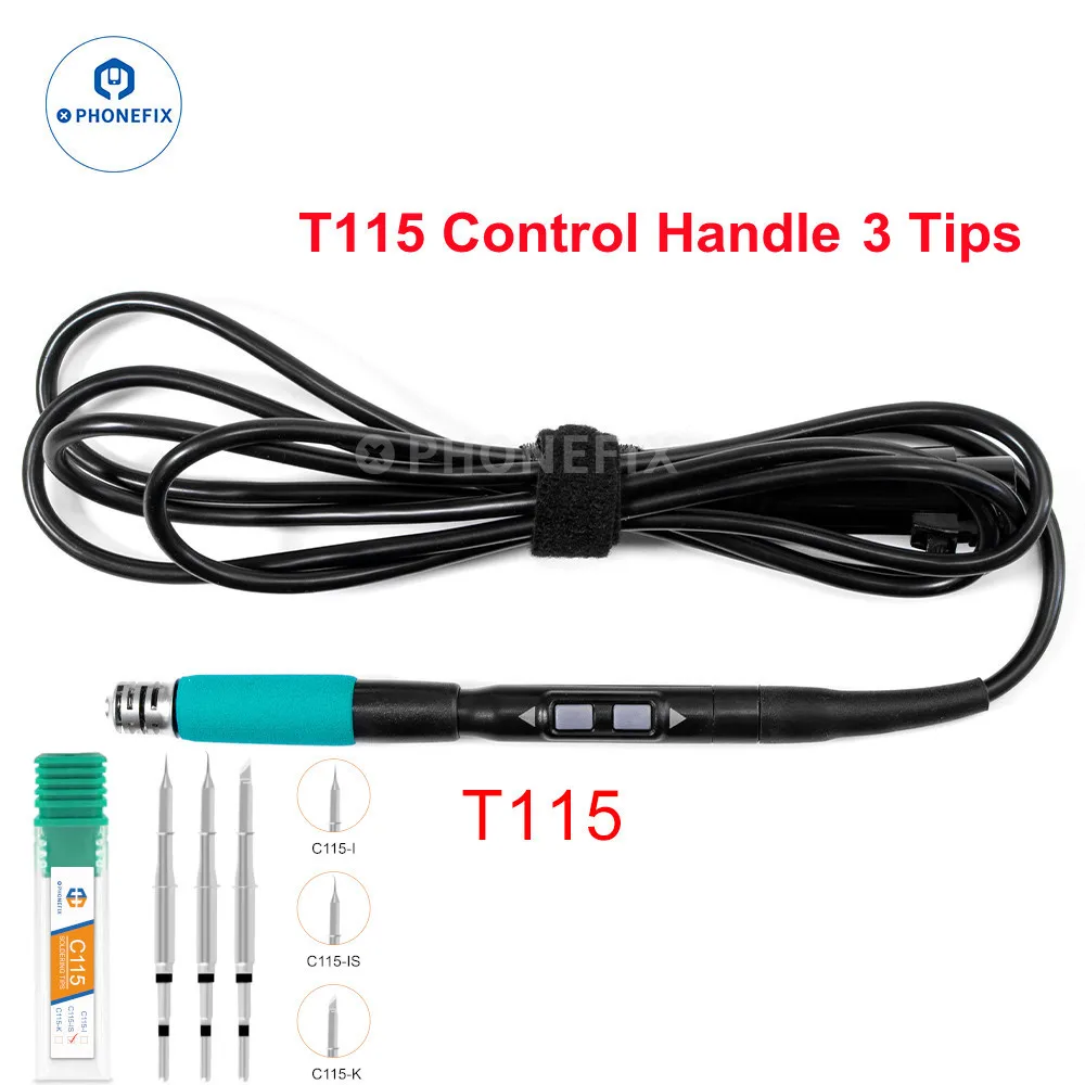 PHONEFIX Ручка для паяльной станции Sugon T115 T210 T245