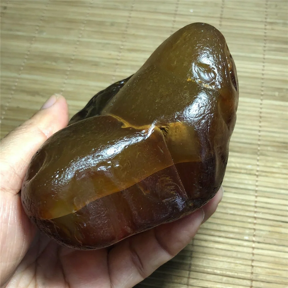 

BONSAI WATER STONE - NATURAL GOBI AGATE EYE STONE - RARE AND AMAZING PERSPECTIVE