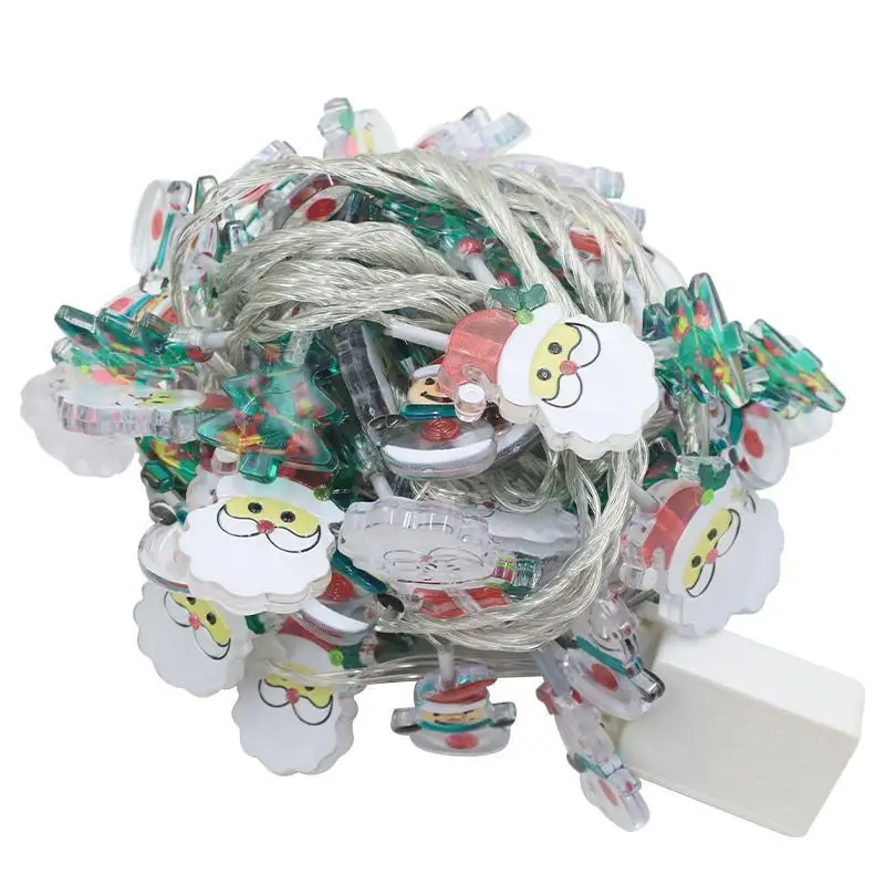 Новинка 2024 года Рождественская елка комната Санта-Клауса подарок украшение для