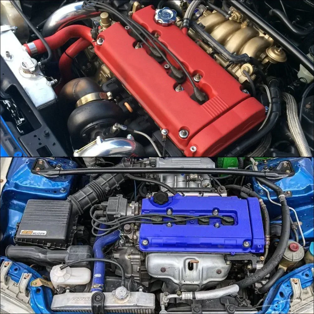 Логотип MUGE крышка камеры клапана двигателя для Honda Civic B16 B17 B18 VTEC B18C GSR