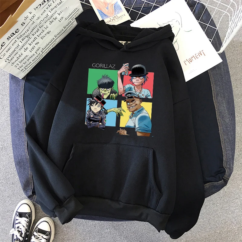

Худи Gorillaz, Мужская модная куртка, худи для мальчиков, Женская толстовка, свитшот, спортивный костюм, Мужская одежда, детская одежда в стиле хип-хоп